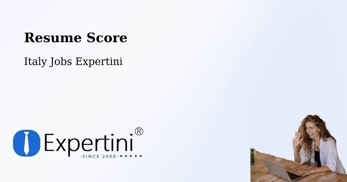 Resume Score & Job Description Match Tool – Ostuni - Italy Jobs Expertini